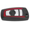 Smart Remote Car Key Shell Case 4 Button Replacement for 5 Series 7 Series 550i 535i 528i X3