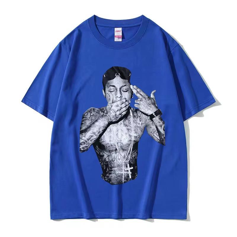 2026 Rapper Lil Wayne Print Graphic T Shirt Unisexs Cool Hip Hop Gothic Clothing TShirts Y2k Unisex Retro Oversized Tees Unisex