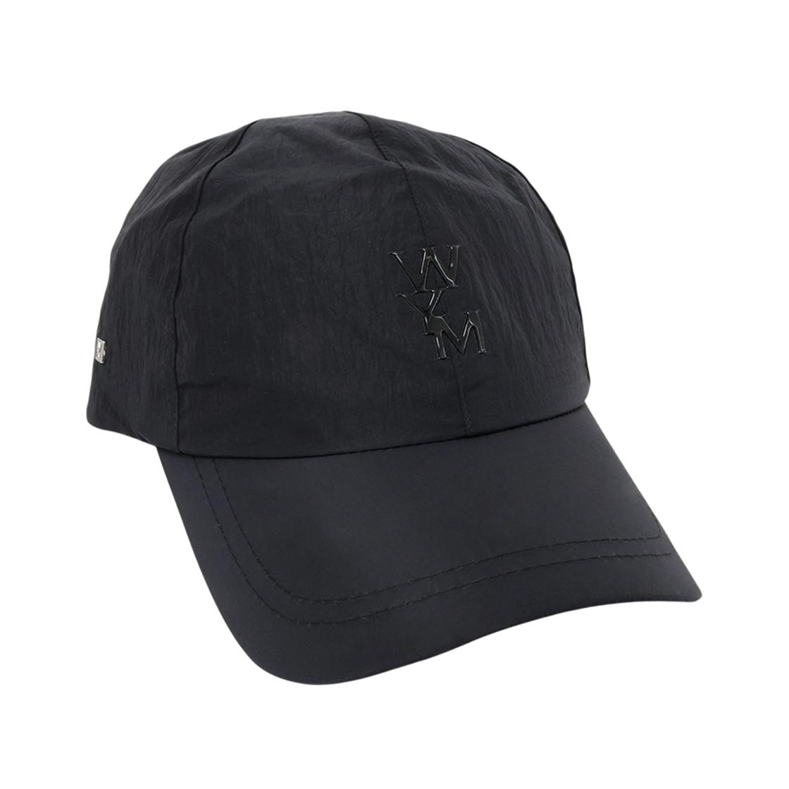 Wooyoungmi Logo Camp Cap Black - 26SS ONE SIZE