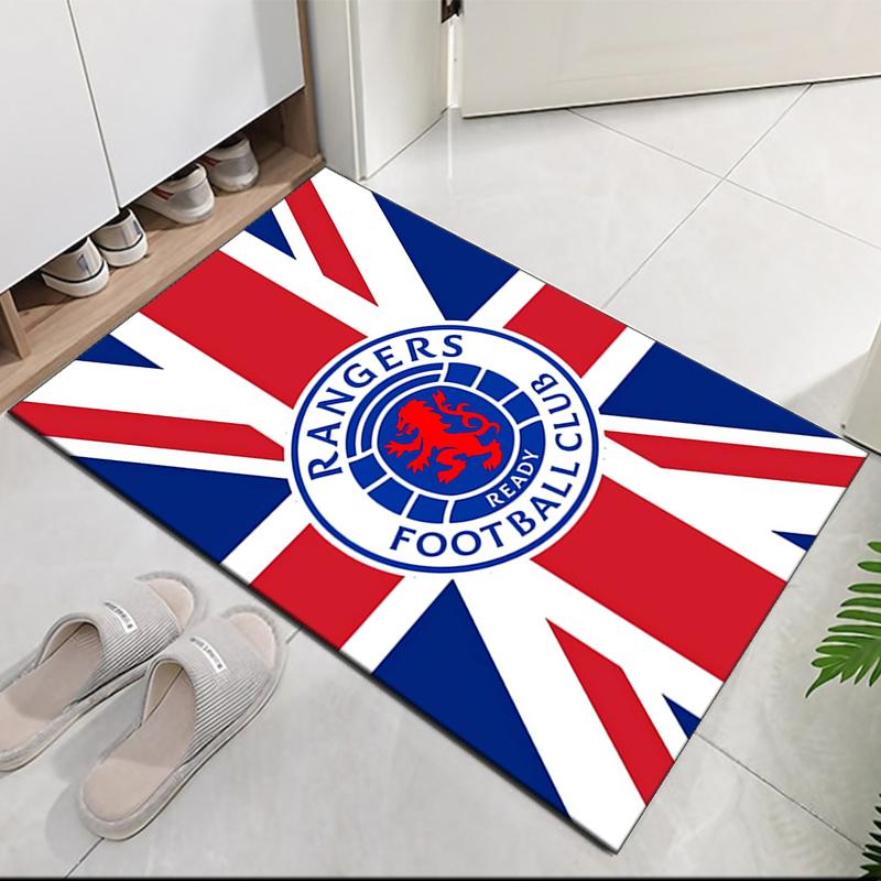 Rangers F.C Printed Carpet, for Office Chair Living Room Bedroom Kitchen Room Decor Gifts.