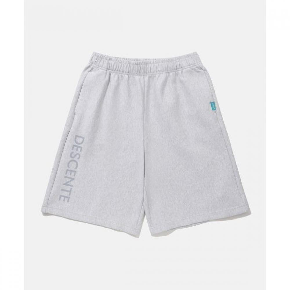

Трикотажные шорты-бермуды Descente меланж серого цвета MGRY(MGRY)M.GREY/100