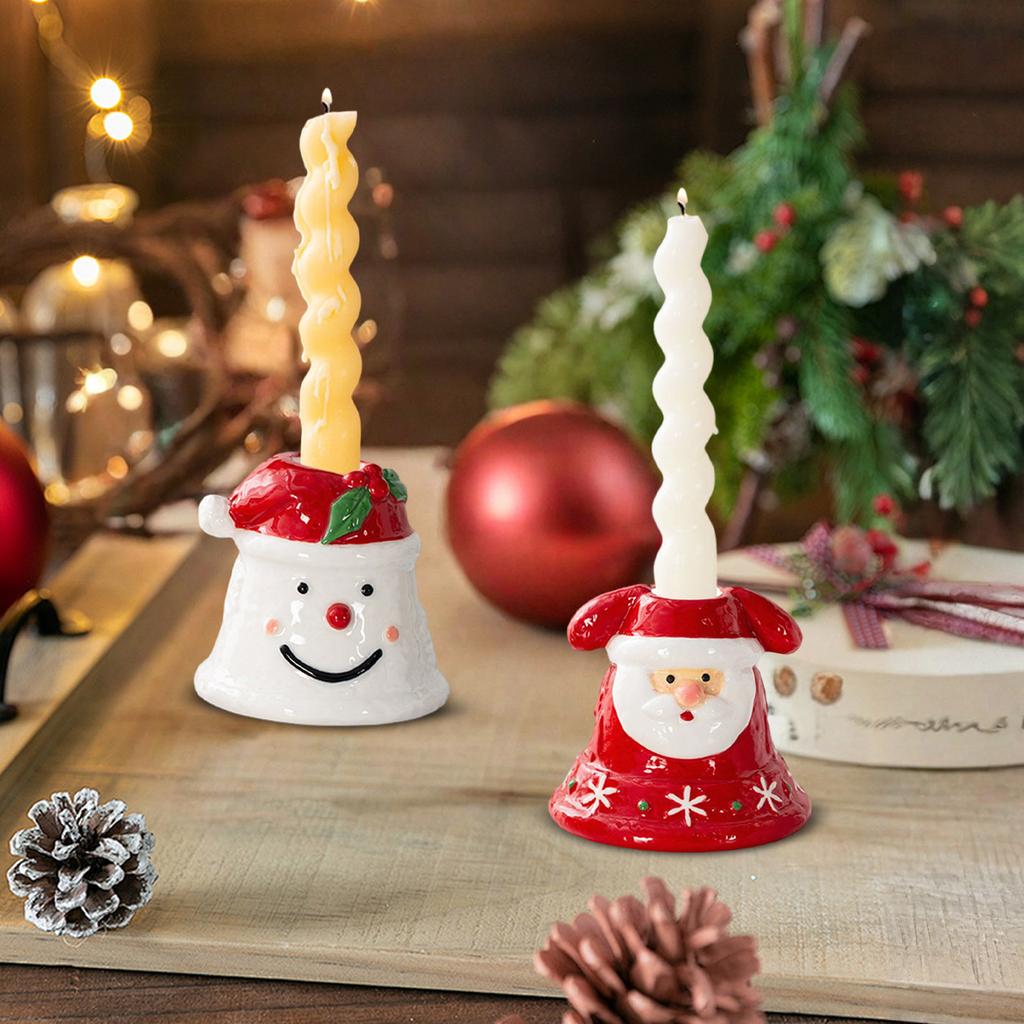 Christmas Candle Holder Creative Design Desktop Decoration,Holiday Gifts For Friends