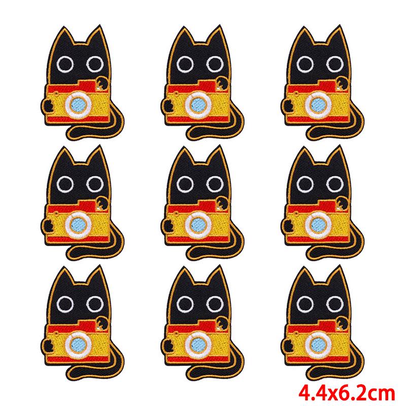 10 unids/lote, venta al por mayor, parche bordado, parches para planchar para ropa, parches para ropa, chaquetas, apliques de decoración, suministros para coser