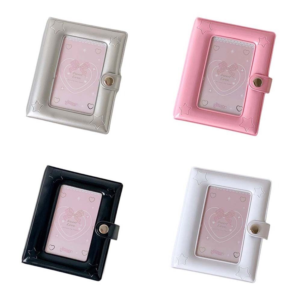3in ID Photo Korean Photocard Holder Decoration Idol Photo Card Idol Card Display Protector PVC Card Cover Korean Style