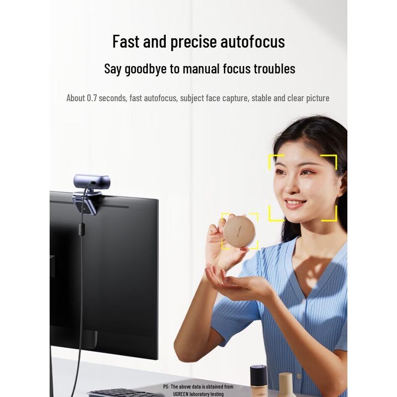 UGREEN 1080P HD USB Webcam with Dual Microphones