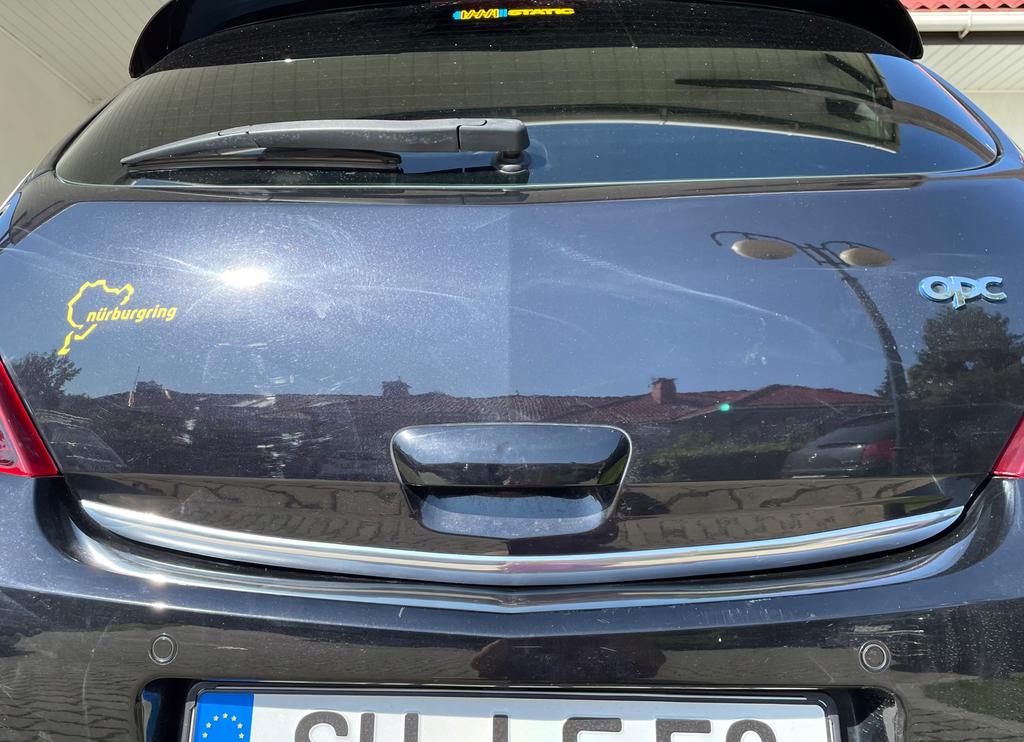 Opel Corsa D 06- Chrome Trim for the Tailgate