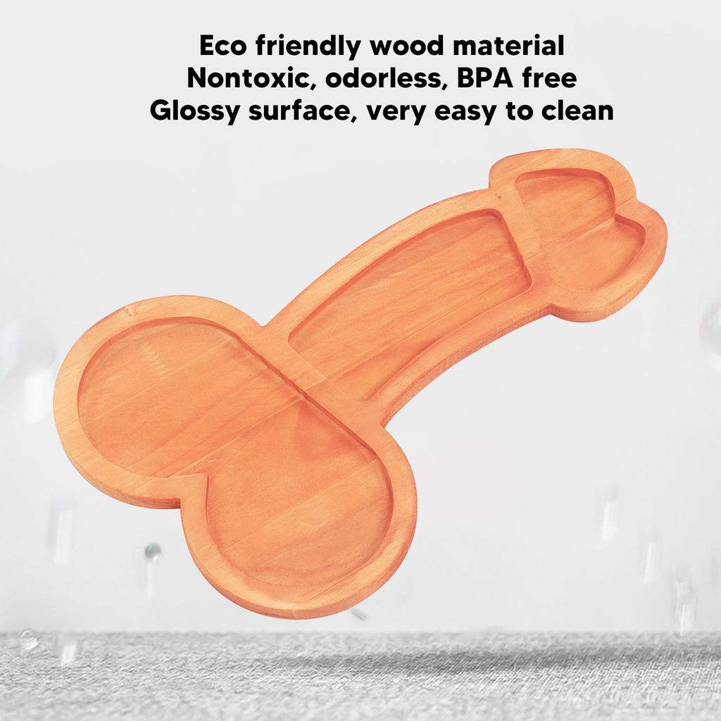 Aperitif Board 9.4in Eco Friendly Wood Nontoxic Odorless BPA Large Space Charcuterie Board for Aperitifs Cheese