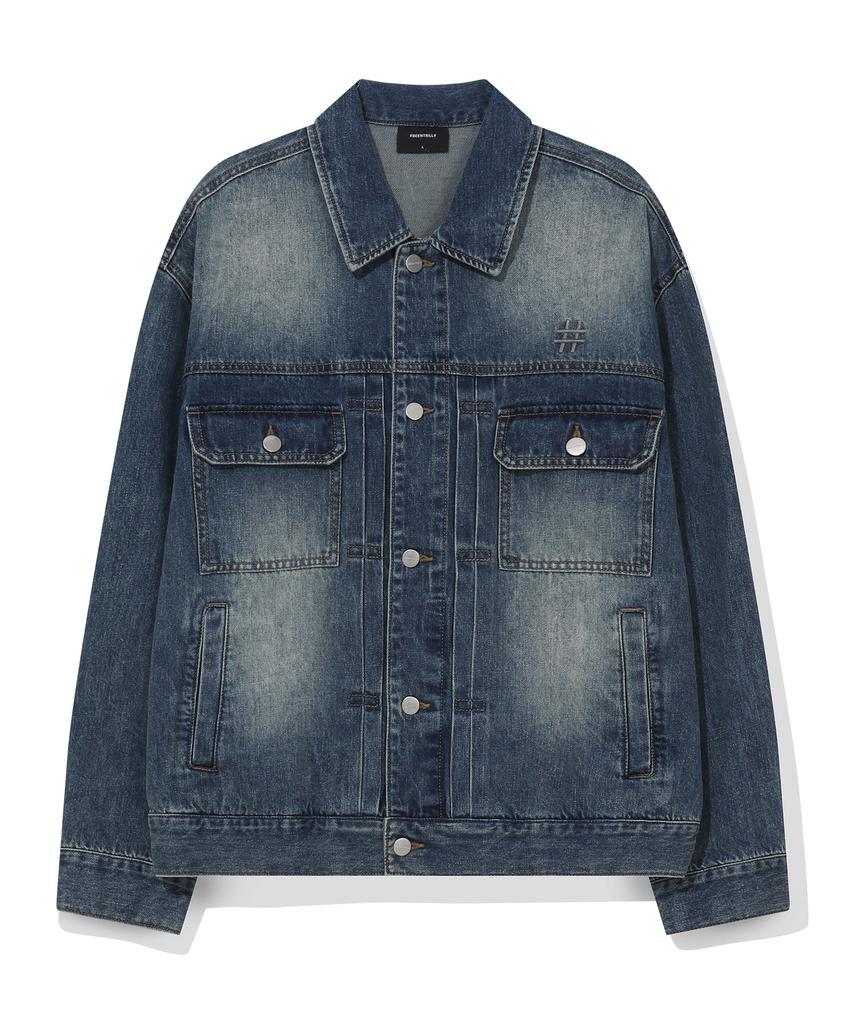 Beentrill Vintage Washed Denim Trucker (Indigo)