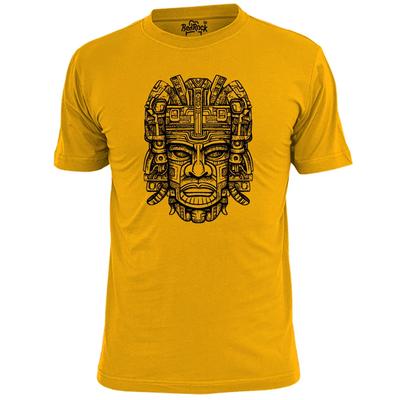 Maglietta da Uomo Maschera Facciale Azteca Messico