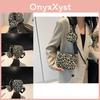 Stylish Retro Black And Yellow Canvas Shoulder Bag For Women With Zipper Closure
