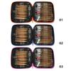 13 Sizes Changeable Aluminium Circular Kntting Needle Ring Set Crochet Yarn Household Sewing Knitting Needles Hooks With Bags