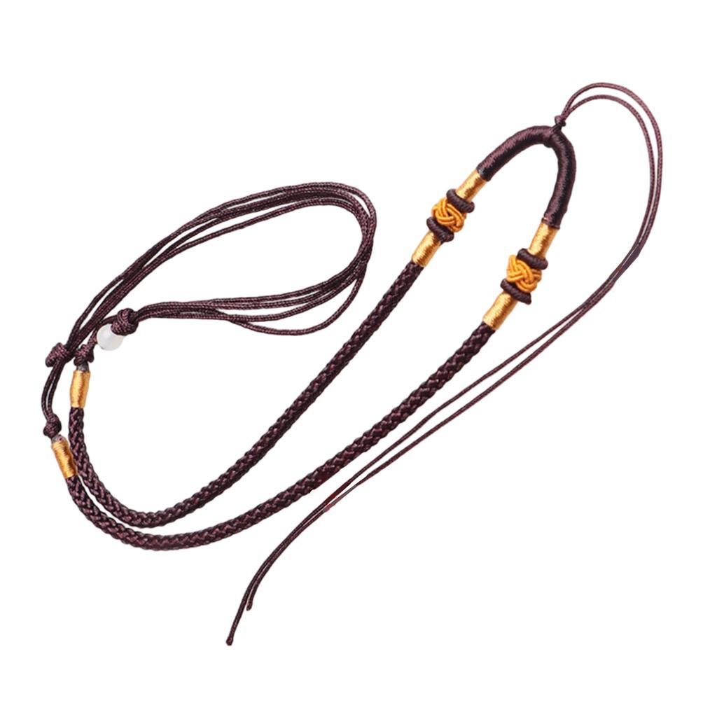 Handgefertigte Verstellbare Seilkette Glücksbringer-Halskette Moderne Halskette Unisex-Halskette Seiltextur für Halskette