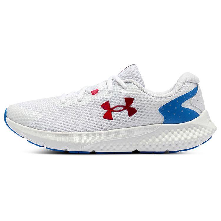 Under Armour Charged Rogue 3 Comfortable Sports Fashion Mesh Low-Top Casual Running Shoes Women sneaker White 3025756-101
