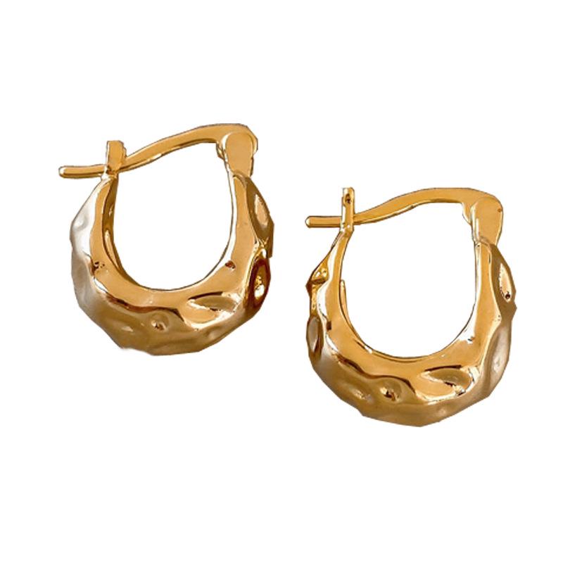 2025 Trendy U-Shaped Irregular Ear Cuff: Simple, Versatile, Fresh & Sweet for Women