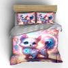 Dreamy Floral Adorned Pet Duvet Cover Set With 3D Printing Design Soft Polyester Bedding Set All-Season Comfort Luxury Gifts