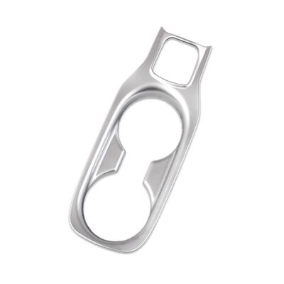 RUIQ Toyota Corolla Cross Interior Drink Holder Cover Garnish (Matte Nickel Plated)