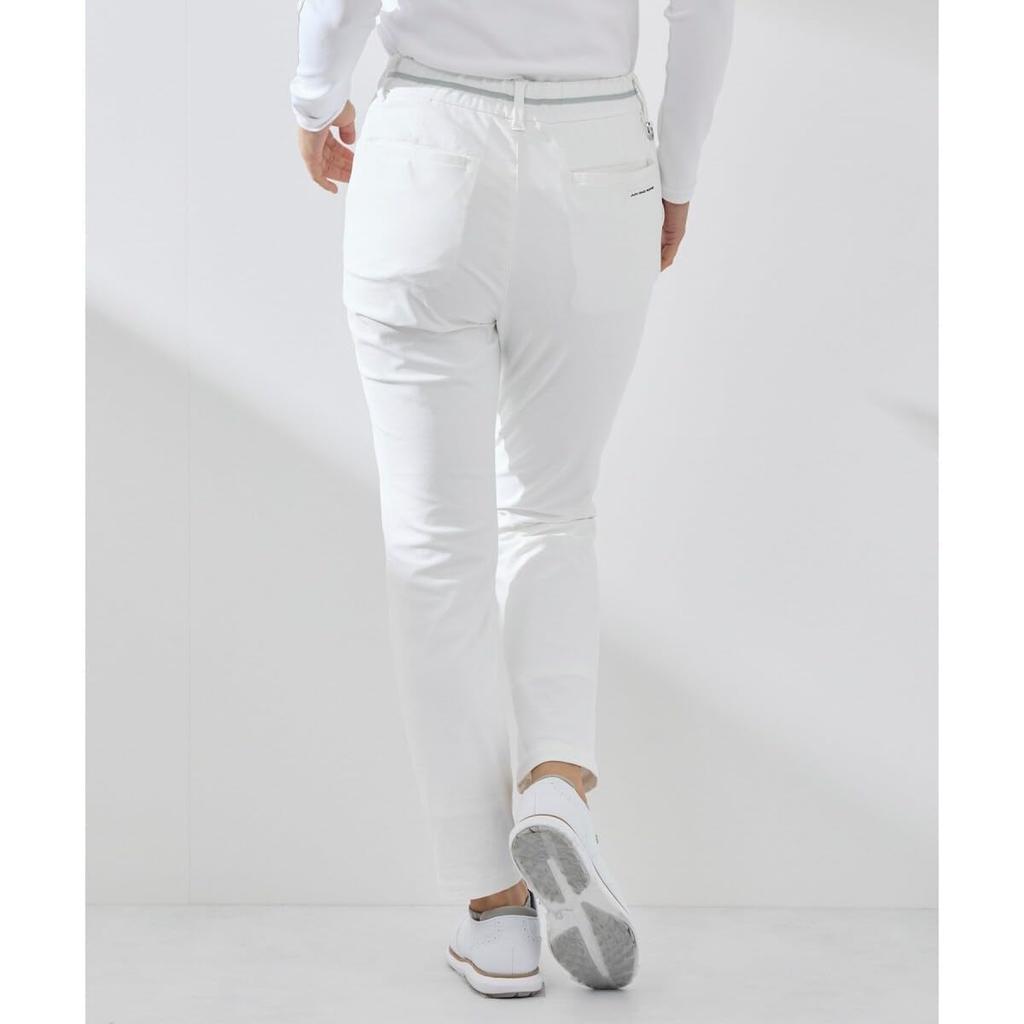 Golf Pants High Tension Slim Straight Pants Navy [June Andrope] [UV Protection] [Cool Touch] [Stretch] Women's (40)