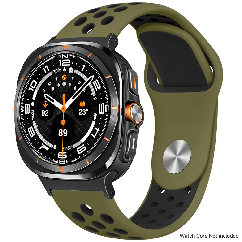 Silicone Strap For Samsung Galaxy Watch 8 40mm 44mm 8 Classic 46mm Sports Breathable Bracelet For Galaxy Ultra 2025 47MM Band