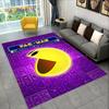 Pacman-alfombra Retro clásica para Gamer, alfombra para el hogar, sala de estar, dormitorio infantil, decoración de felpudo para sofá, alfombra antideslizante