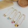 Tongpori Thin Chain Women's Bracelet LOVE Bead Pearl Heart Shape