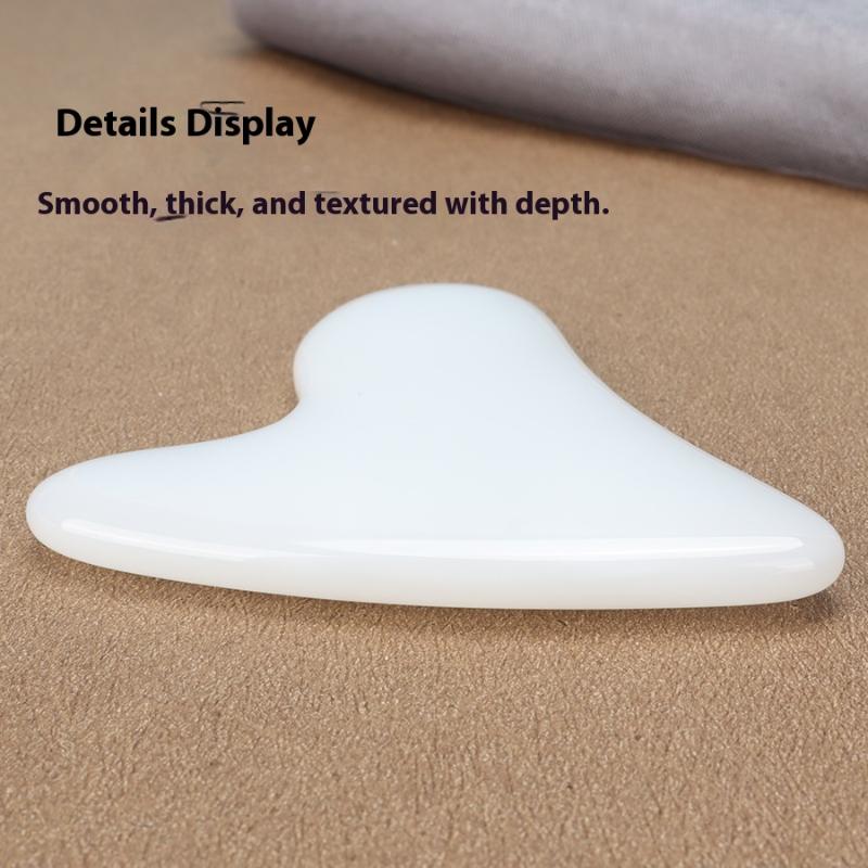 High Silicon Glass Gua Sha Board Facial Scraper Plate Lift Massage For Face Body Neck Leg Skin Care Beauty Health Massager