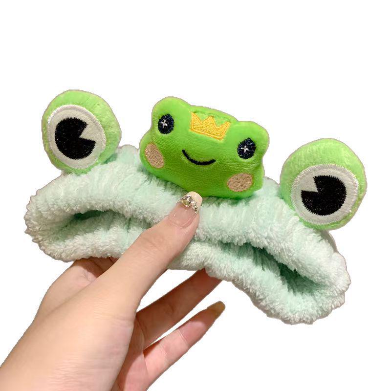 Cute Cartoon Plush Hair Tie Headband - Women's Makeup & Face Wash Accessory