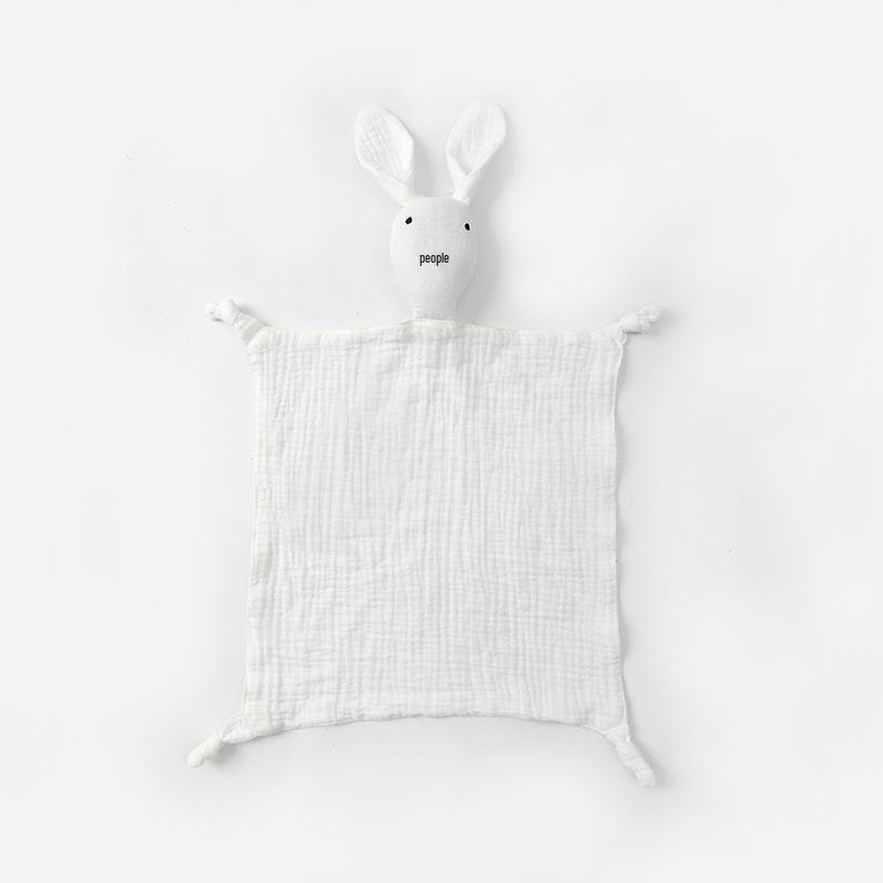 Pure Cotton Baby Comfort Blanket & Rabbit Doll Sleep Companion