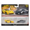 Hot Wheels Premium 2 Pack Porsche 993 718 Cayman GT4 Vehicle Toy Mini Car 3 Years Old and Up Multi HRR82 GT2/Porsche