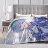 Lohen Game Blankets Coral Fleece Plush Spring/Autumn Genshins Impacts Multifunction Warm Throw Blankets for Bed Bedroom Quilt