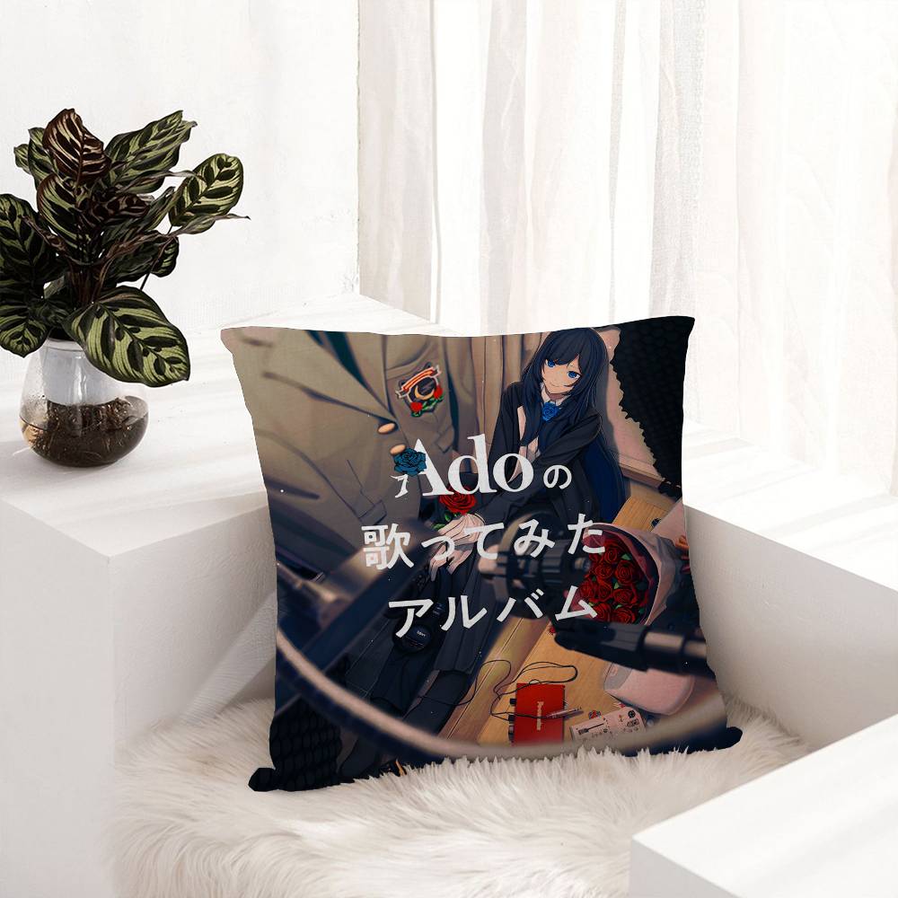 Virtual Singer Ado Kyogen X Uta Soft Pillowcase Toon Gift Cushion Cover Bedroom Home Sofa Chair Seat Decor Pillow Case