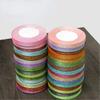 10mm 25Yard Glitter Ribbon Satin Belt DIY Candy Box Gift Packaging Glitter Webbing Halloween Wedding Christmas Decoration Layout