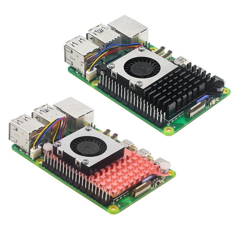 

Активний вентилятор охолодження Raspberry Pi 5 з радіатором з чистої міді/алюмінію