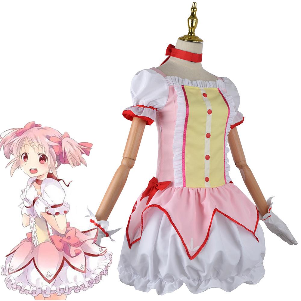 

Костюмы для косплея аниме Madoka Magica, платье Vestido Puella Magi, костюм на Хэллоуин для женщин, платье Лолиты Encanto, костюм горничной