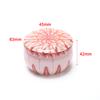 1Pcs Tinplate Candy Box Cookie Case Home Decor Festive Drum-Shaped Supplies