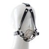 VaHppy Gag Máscaras Sexo Oral Jogos de Casal Role Play Cosplays Rainha Condicionamento Escravo de Cão PU Silicone Ossos de Cão Bolas de Sucção Argola O Bondage