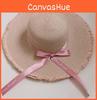 Beach Straw Hat Women Sun Protection Hat With Round Top And Arched Brim For Vacation