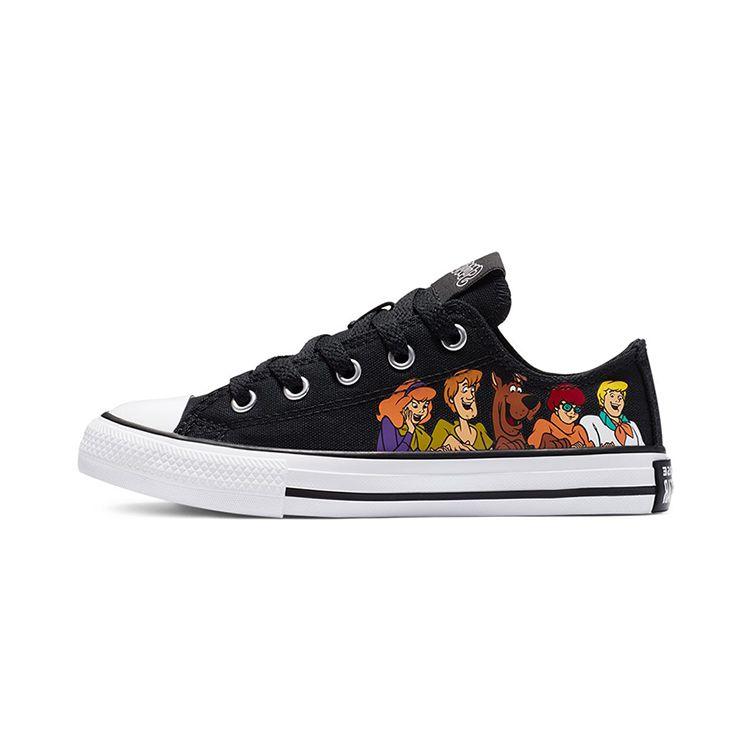 Converse Chuck Taylor All Star Low Top Canvas Shoes Kids Sneakers Black 369080C
