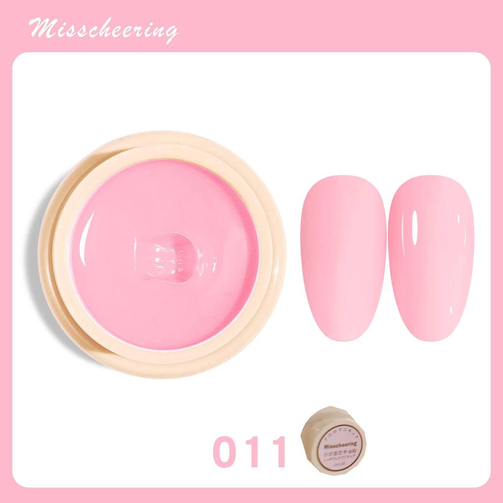 Nail Art solid neglelakk hermetisk solid neglelim krem ​​tekstur neglelim neglegel
