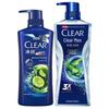 Clear Men Refreshing Anti-Dandruff Shampoo and Deep Clean Body Wash Set