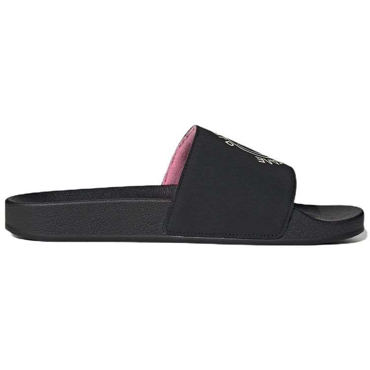 Adidas Andre Saraiva x Adilette Slide The World Needs Love Unisex Sneakers Black Core-Black Chalk-White GZ2201