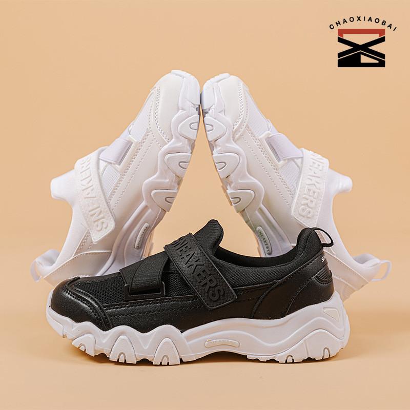 

CHAOXIAOBAI Niche Velcro Кроссовки Женские 2023 Универсальные толстые подошвы Бег Маленькие белые туфли Женские корейские дышащие женские туфли