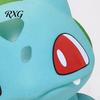 Environmentally Friendly Statue Cute Bulbasaur-Shaped Resin Figurine, Classic Cartoon Collectible with Red Eyes Green Waterproof Outdoor Ornament