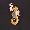 Spilla Animale Marino con Strass Gioiello in Lega per Moda Stile Casual