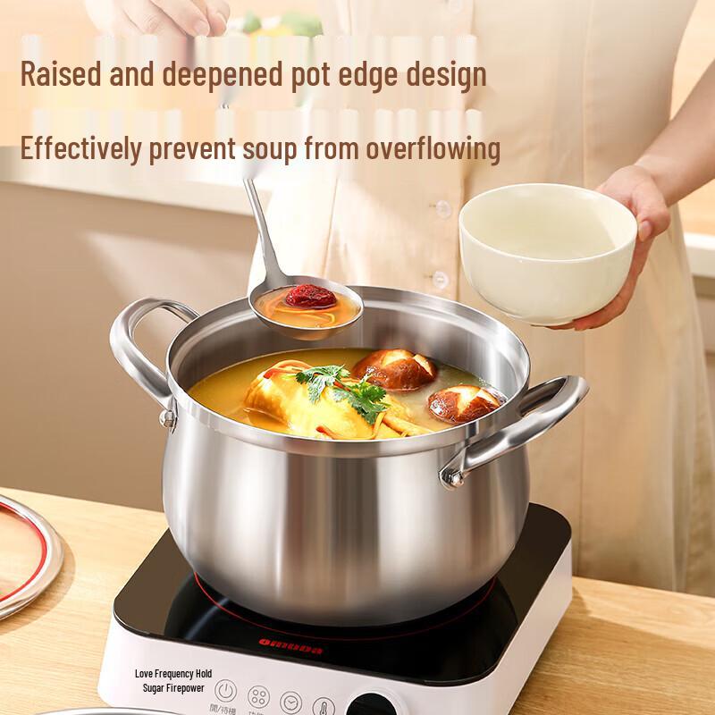 Oumeida 316 Stainless Steel Soup & Stew Pot