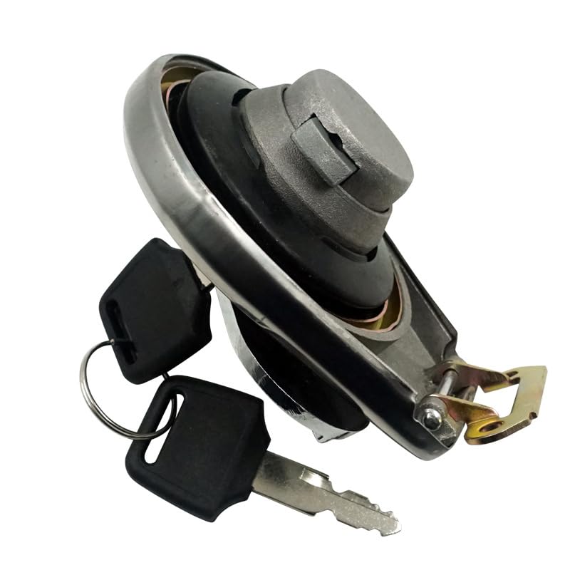 Clubman Fuel Cap Tank Cap with 2 Keys Replacement Custom Genuine Compatible Part Deepa RibusuGB250 [Used]