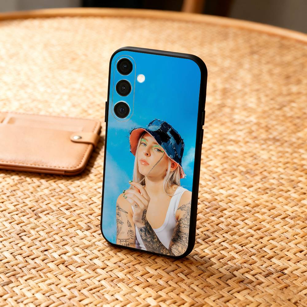 C-Cool Young M-Miko Singer Phone Case For Samsung  A73,72,71,A52,51,40,41,A22,A32,31,A13, Soft Black Shell