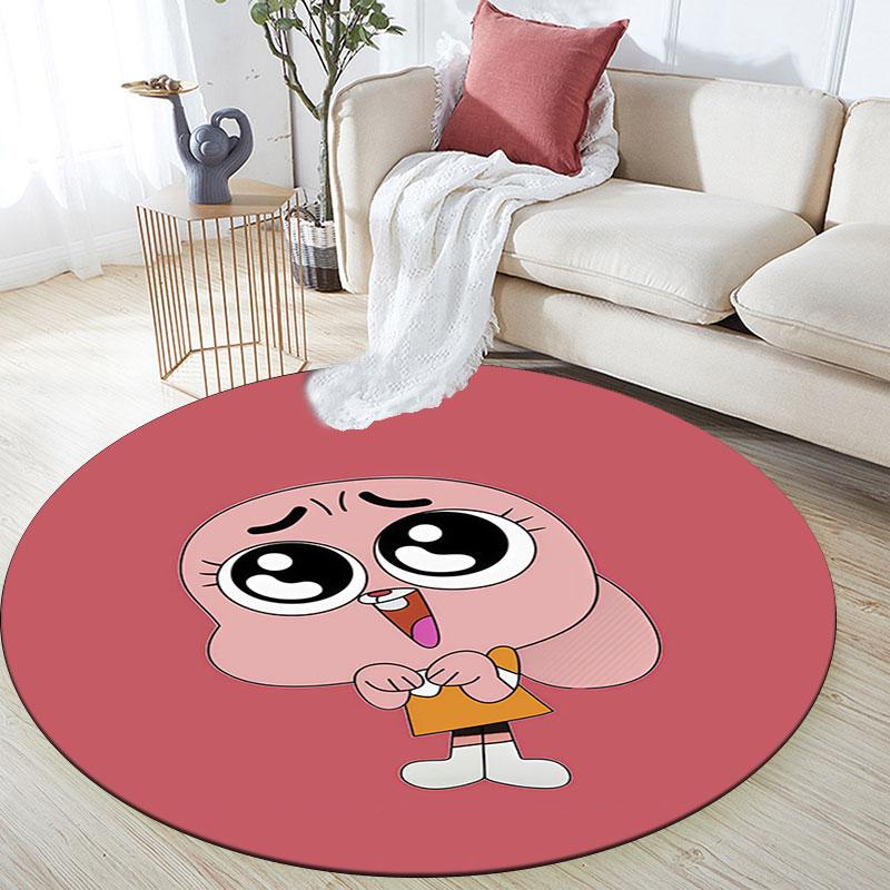 Anais Watterson pattern round rug,Carpet Rug for Living Room Bedroom Playroom ,Non-slip Floor Mat,Holiday Gifts and Birthday Gifts.