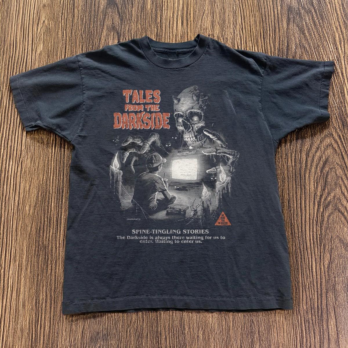 TALES FROM THE DARKSIDE Unisex Black T-shirt Size S-5XL XXXL