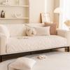Autumn and Winter Cream-style Sofa Cushions for All Seasons, Anti-slip Cushion Cover, Thick Plush Cover Cloth