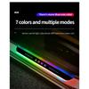 [Customized] Car Door Illuminated Sill Light Logo Projector Lamp USB Power Moving LED Welcome Pedal Car Scuff Plate Pedal Light